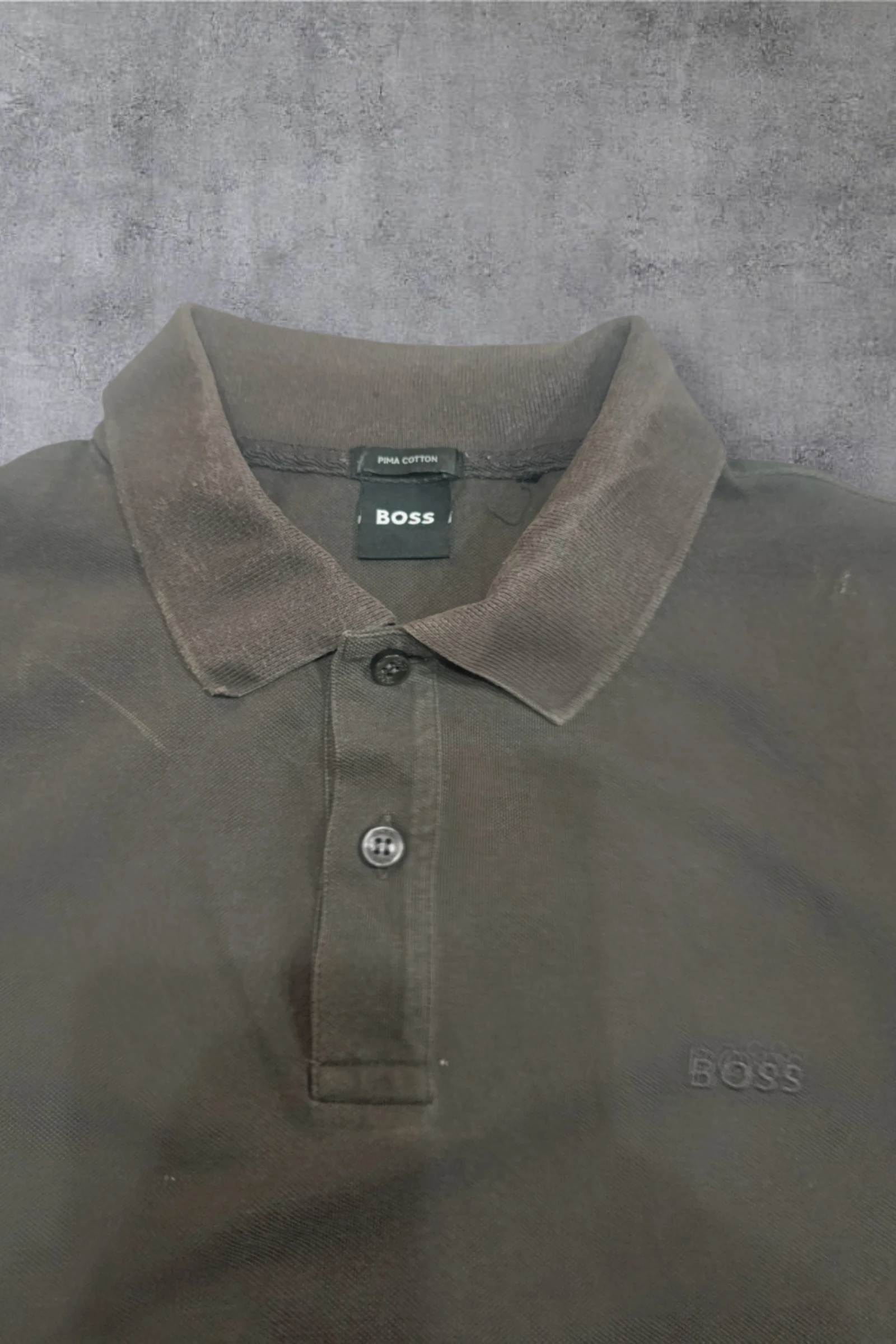 | Polo Hugo Boss Homem | Cor Verde Militar | Logo Bordado | Tamanho XL | – photo 2